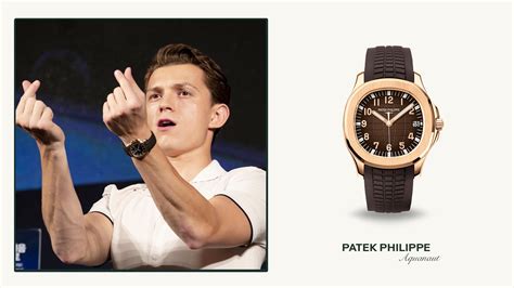 tom holland patek philippe aquanaut|Tom Holland's Watch Collection .